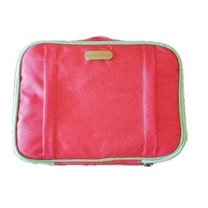 Frische Reise Women's Cosmetics bag multi use pink teal makeup bag